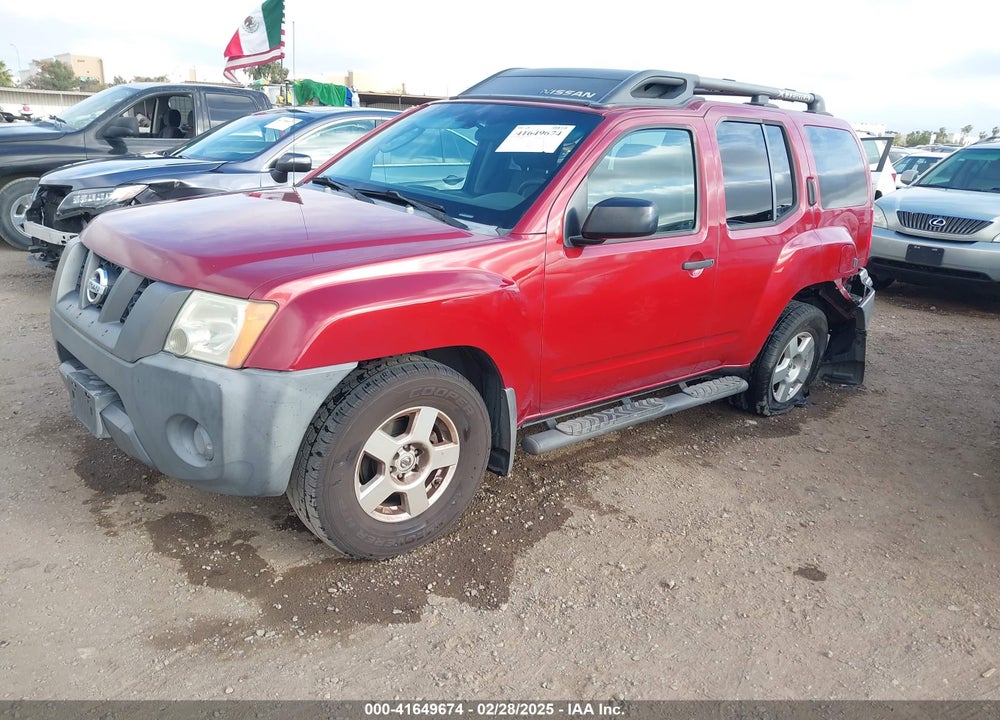 2008 NISSAN XTERRA S VIN: 5N1AN08U38C535357