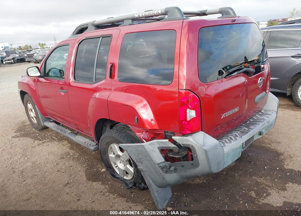 2008 NISSAN XTERRA S VIN: 5N1AN08U38C535357