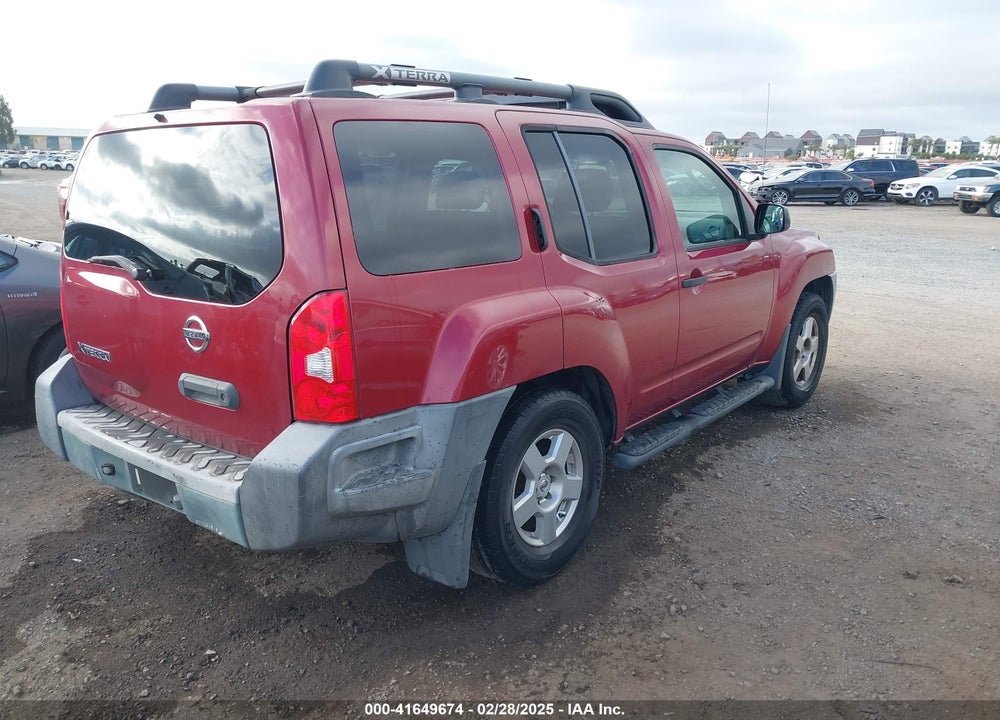 2008 NISSAN XTERRA S VIN: 5N1AN08U38C535357