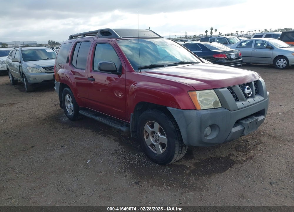 2008 NISSAN XTERRA S VIN: 5N1AN08U38C535357