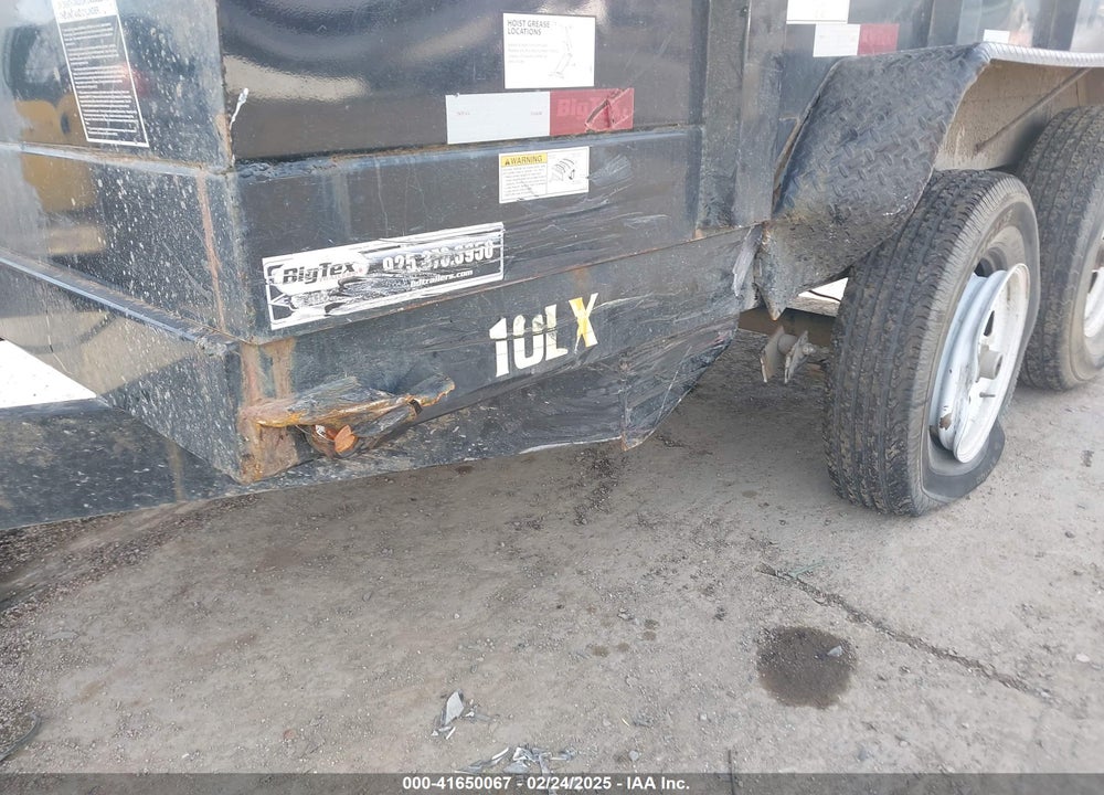 2018 BIG TEX TRAILER CO INC --- VIN: 16VDX1026J5097105