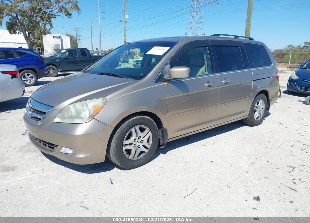 2007 HONDA ODYSSEY TOURING VIN: 5FNRL38847B092767
