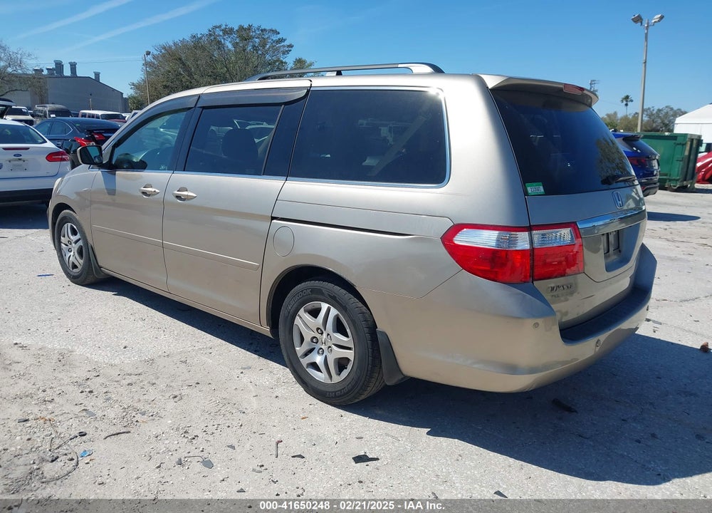 2007 HONDA ODYSSEY TOURING VIN: 5FNRL38847B092767