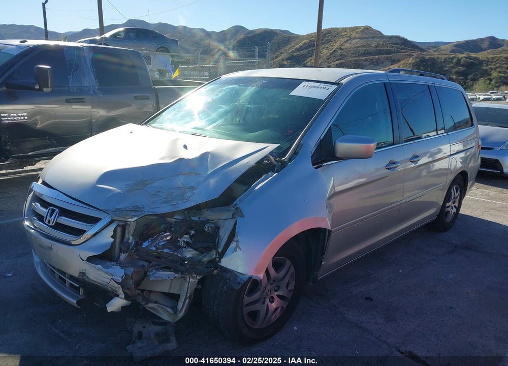 2007 HONDA ODYSSEY EX VIN: 5FNRL38447B407404
