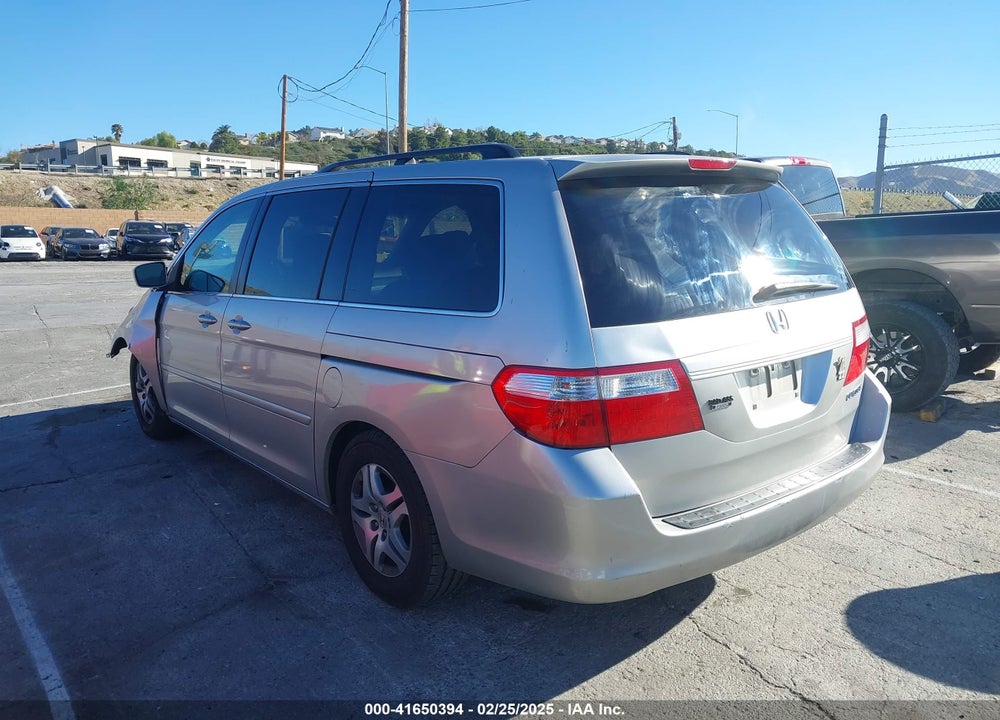 2007 HONDA ODYSSEY EX VIN: 5FNRL38447B407404
