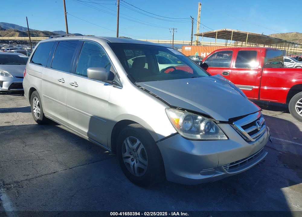 2007 HONDA ODYSSEY EX VIN: 5FNRL38447B407404
