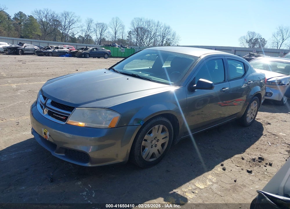 2013 DODGE AVENGER VIN: 1C3CDZAB2DN627219