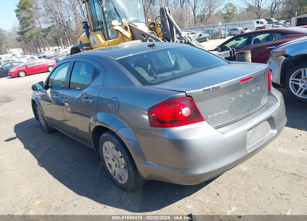 2013 DODGE AVENGER VIN: 1C3CDZAB2DN627219
