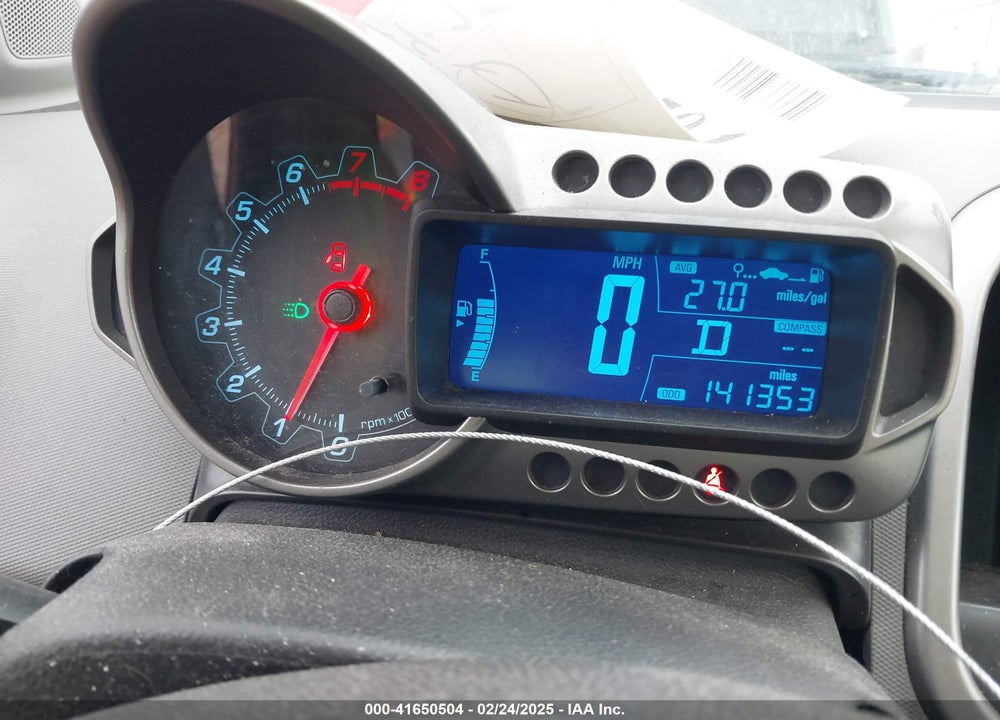 2013 CHEVROLET SONIC VIN: 1G1JE5SB2D4148028