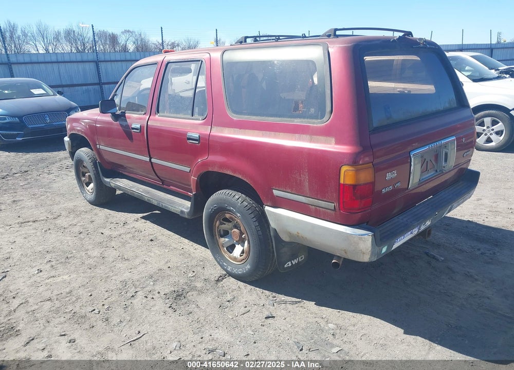 1991 TOYOTA 4RUNNER VN39 SR5 VIN: JT3VN39W9M0055363