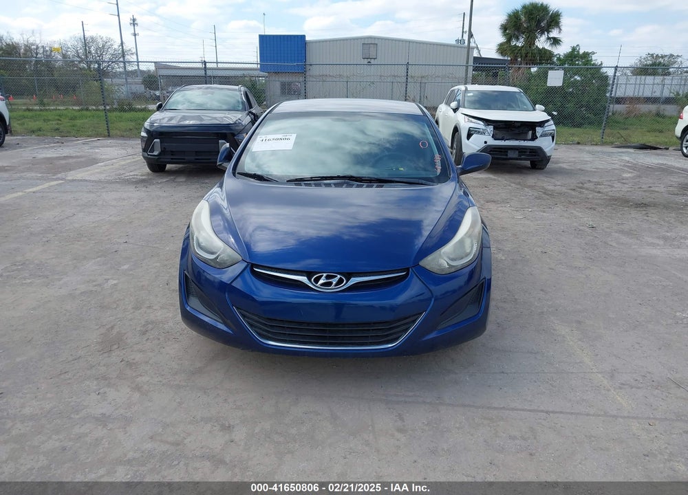 2016 HYUNDAI ELANTRA SE VIN: 5NPDH4AE0GH687389