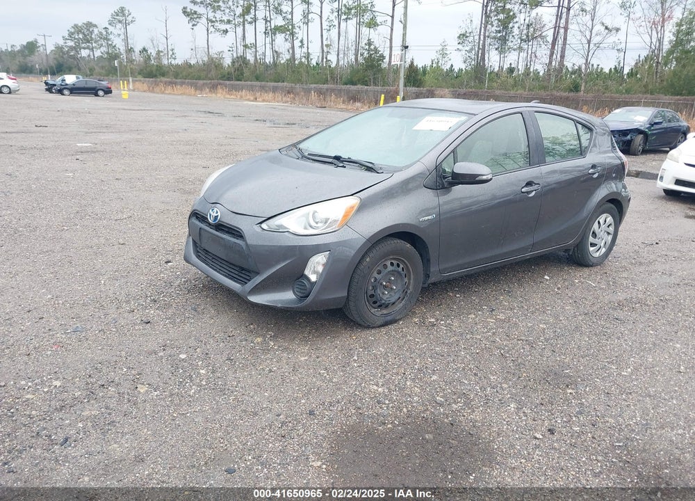 2015 TOYOTA PRIUS C ONE VIN: JTDKDTB35F1113645