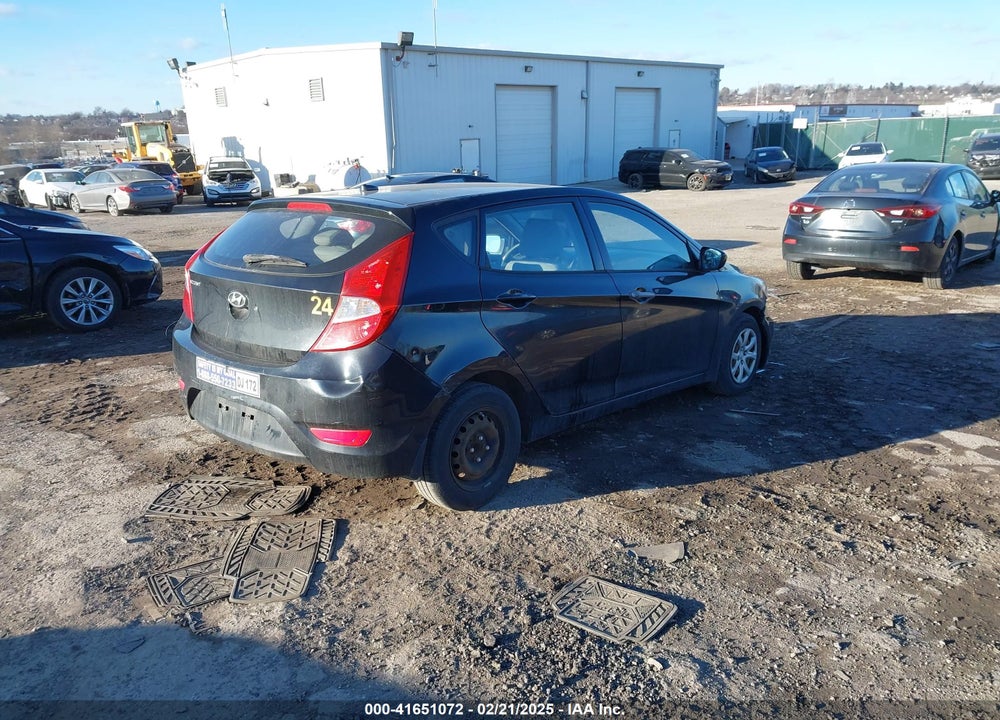 2013 HYUNDAI ACCENT GS VIN: KMHCT5AE3DU087754