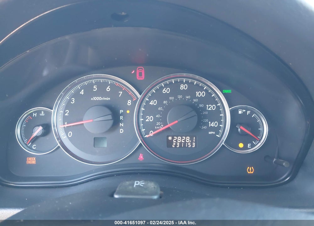 2008 SUBARU OUTBACK VIN: 4S4BP61C387312196