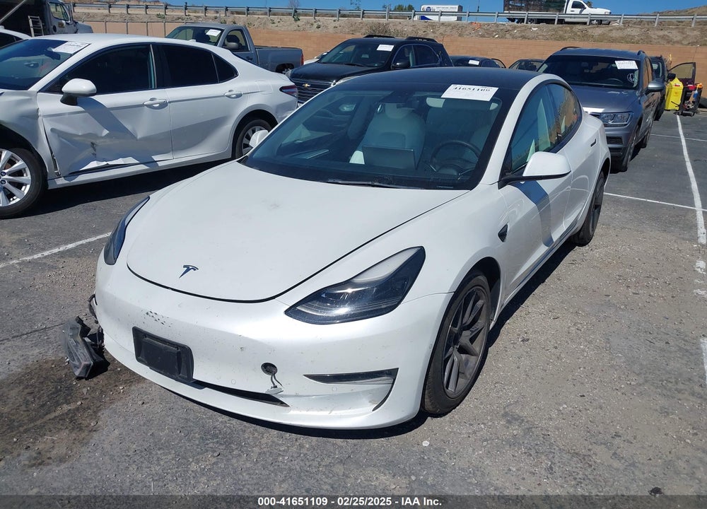 2022 TESLA MODEL 3 VIN: 5YJ3E1EB9NF155072