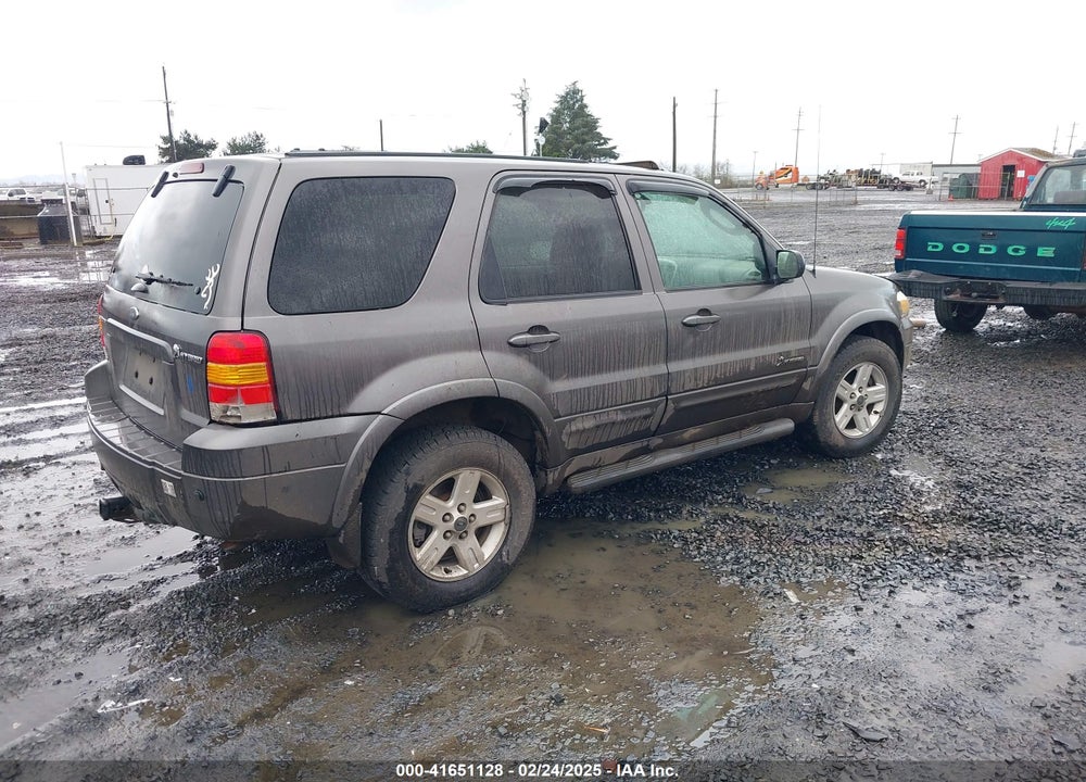 2006 FORD ESCAPE HYBRID VIN: 1FMCU96H76KA30866