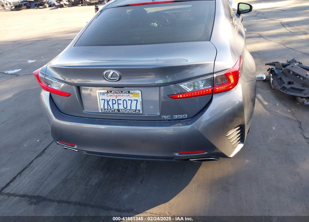 2015 LEXUS RC VIN: JTHHE5BC0F5002978