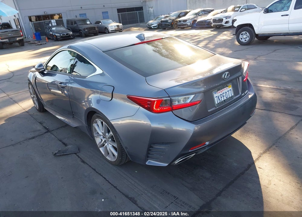 2015 LEXUS RC VIN: JTHHE5BC0F5002978