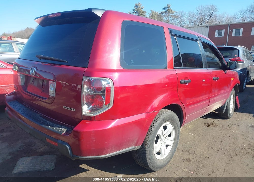 2006 HONDA PILOT VIN: 2HKYF18106H513961