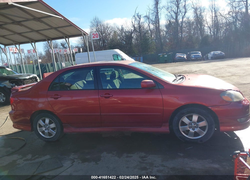 2008 TOYOTA COROLLA S VIN: 2T1BR32E38C916696