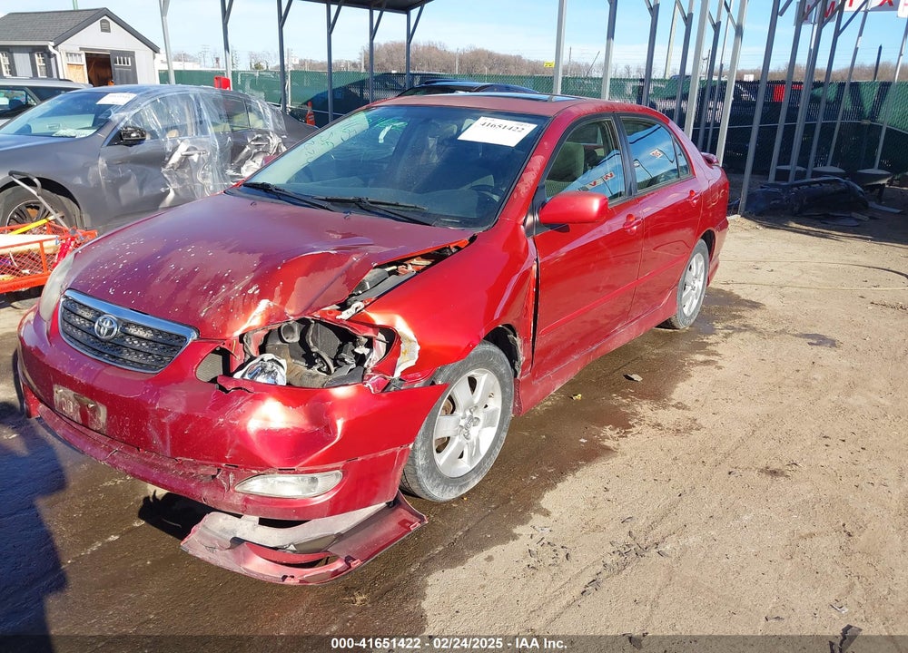 2008 TOYOTA COROLLA S VIN: 2T1BR32E38C916696