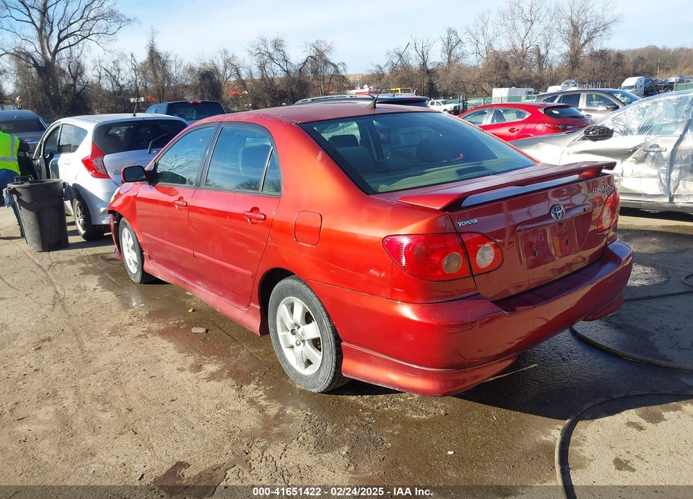 2008 TOYOTA COROLLA S VIN: 2T1BR32E38C916696