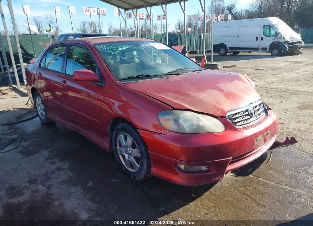 2008 TOYOTA COROLLA S VIN: 2T1BR32E38C916696