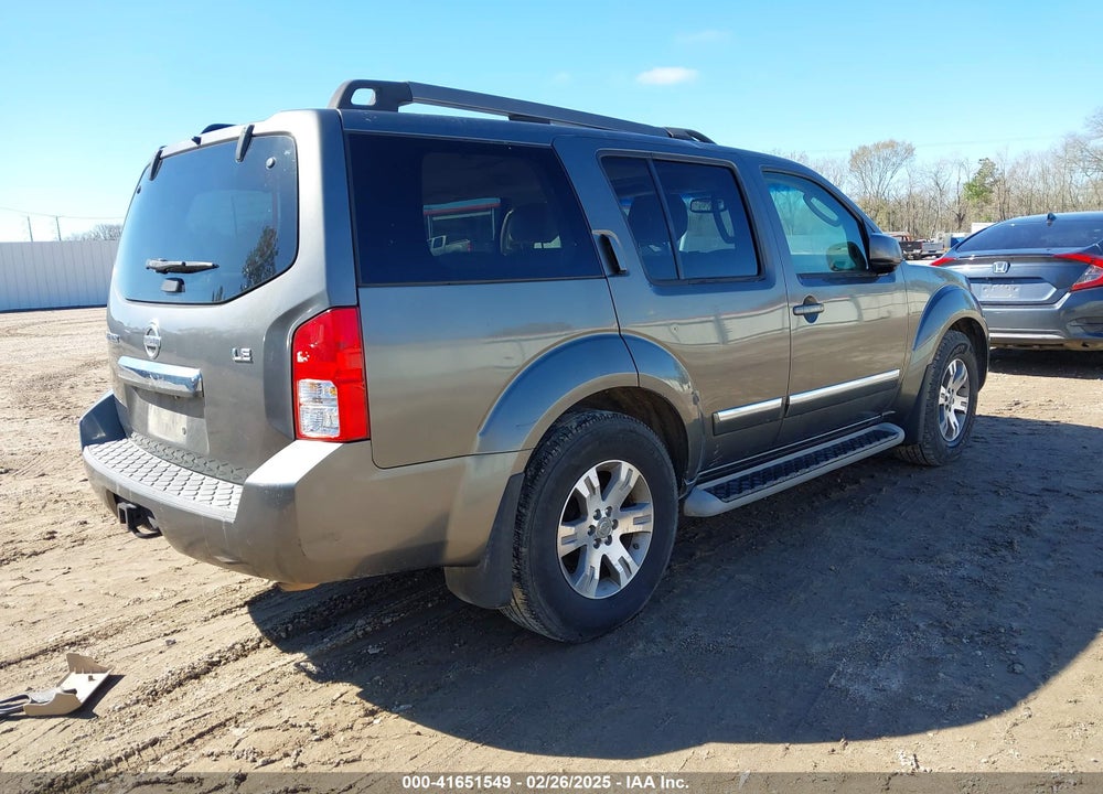 2008 NISSAN PATHFINDER VIN: 5N1AR18U08C664764