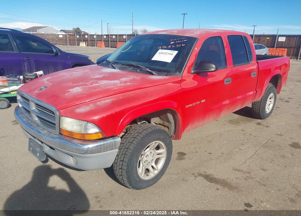 2002 DODGE DAKOTA SLT VIN: 1B7HG48N32S518455