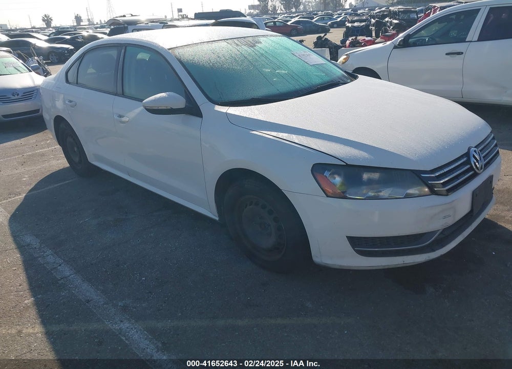 2012 VOLKSWAGEN PASSAT 2.5L S VIN: 1VWAP7A30CC020816