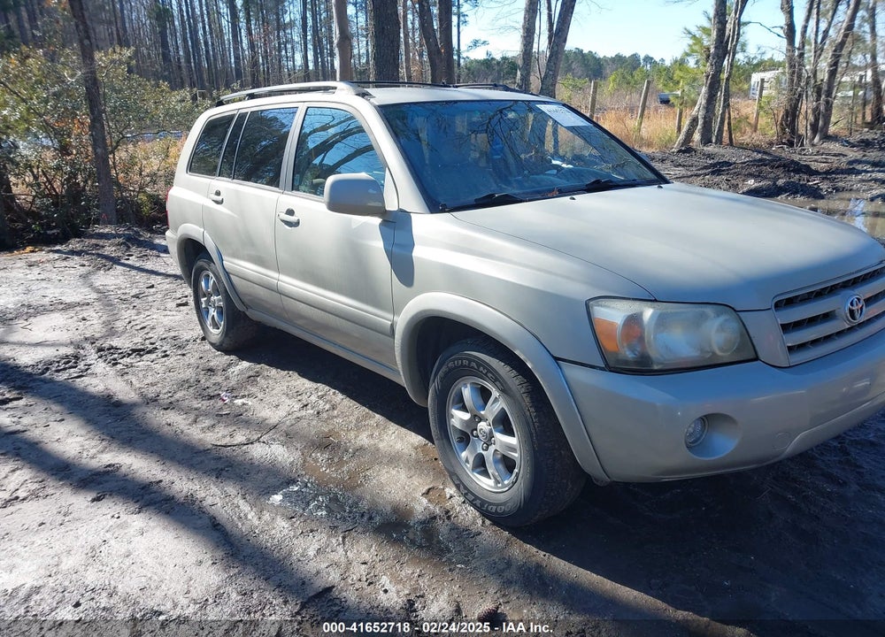 2005 TOYOTA HIGHLANDER V6 VIN: JTEGP21A250079560