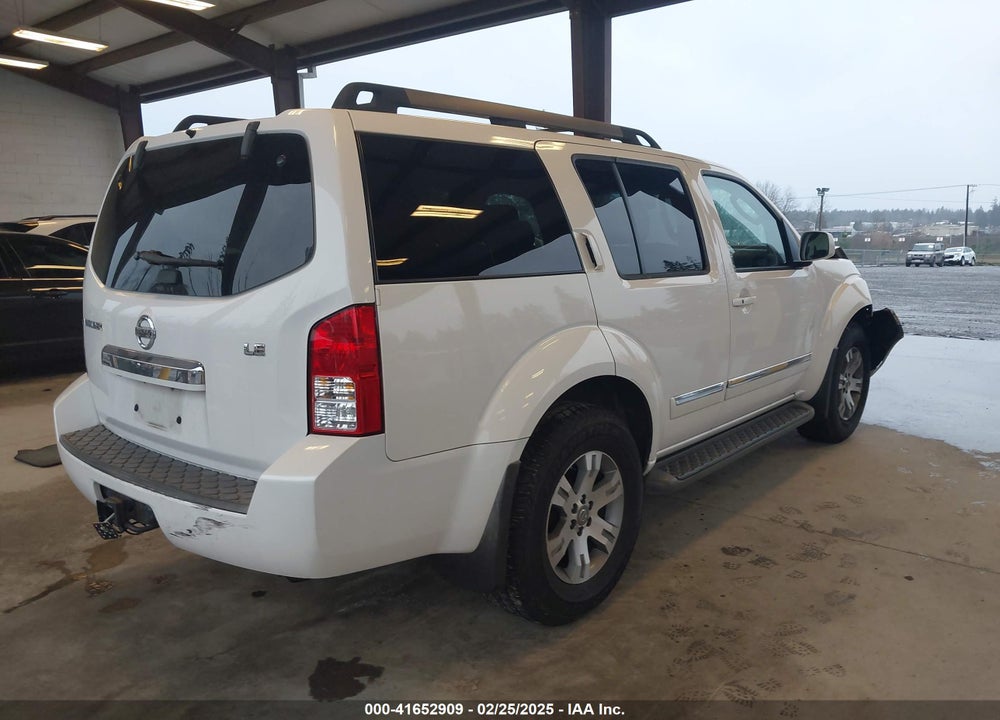 2008 NISSAN PATHFINDER VIN: 5N1AR18B48C601231