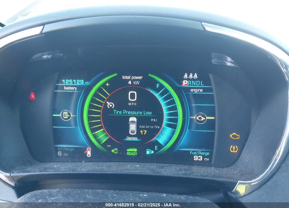 2016 CHEVROLET VOLT PREMIER VIN: 1G1RD6S55GU120878