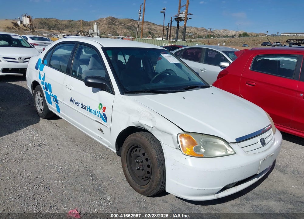 2002 HONDA CIVIC LX VIN: 2HGES166X2H518070