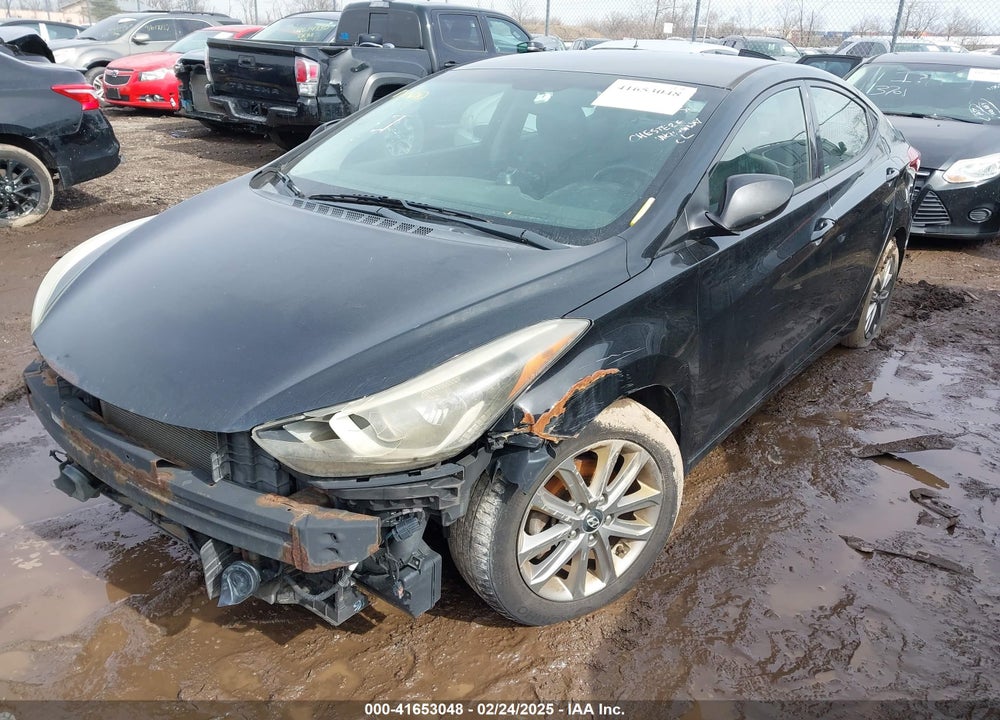 2014 HYUNDAI ELANTRA SE VIN: 5NPDH4AE8EH455278