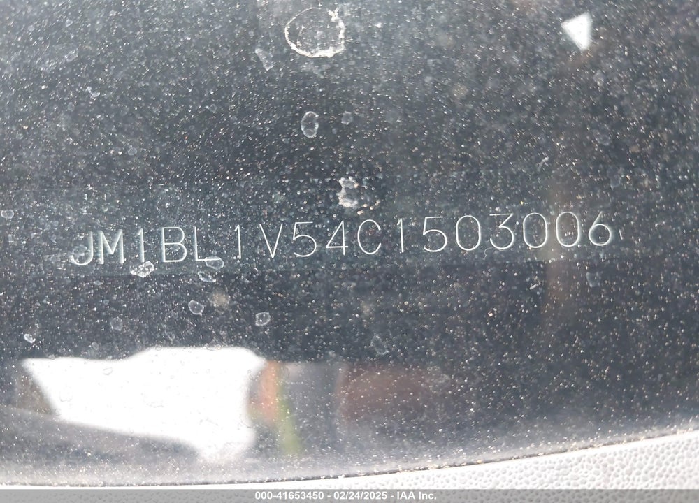 2012 MAZDA MAZDA3 VIN: JM1BL1V54C1503006