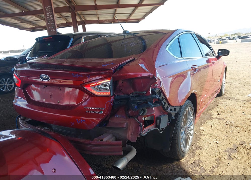 2014 FORD FUSION HYBRID VIN: 3FA6P0RU7ER128390