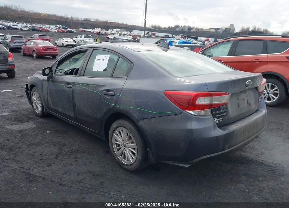 2017 SUBARU IMPREZA VIN: 4S3GKAD63H3627122