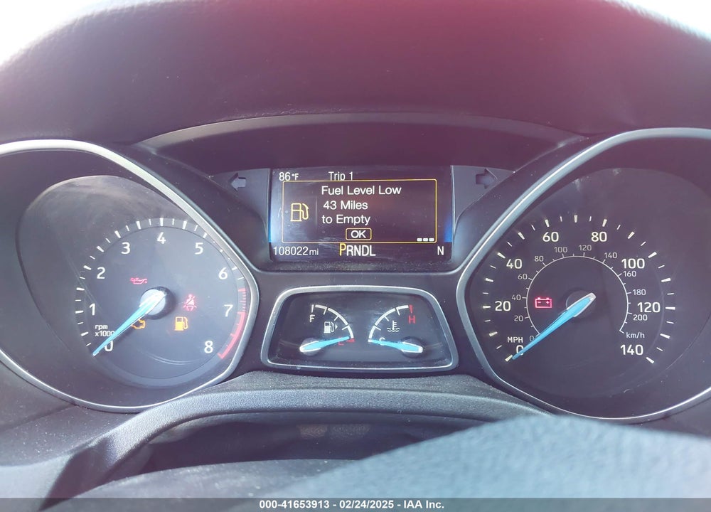 2016 FORD FOCUS VIN: 1FADP3F29GL272035