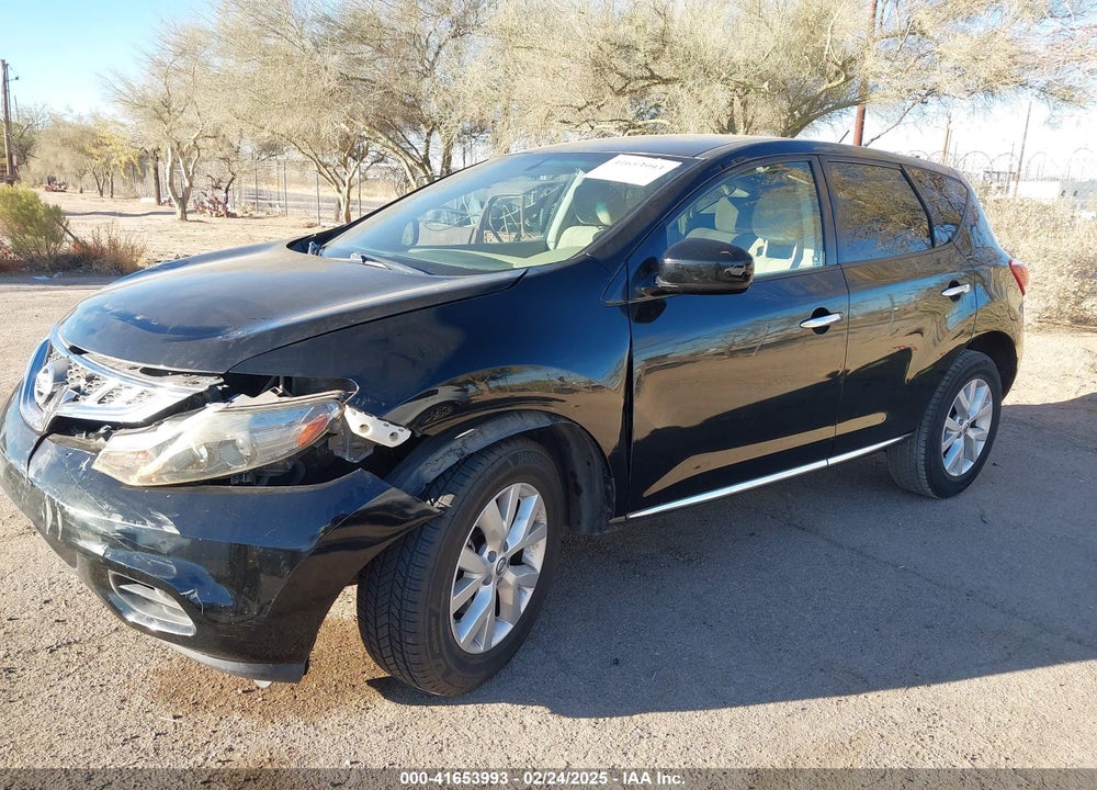 2013 NISSAN MURANO VIN: JN8AZ1MU1DW201782