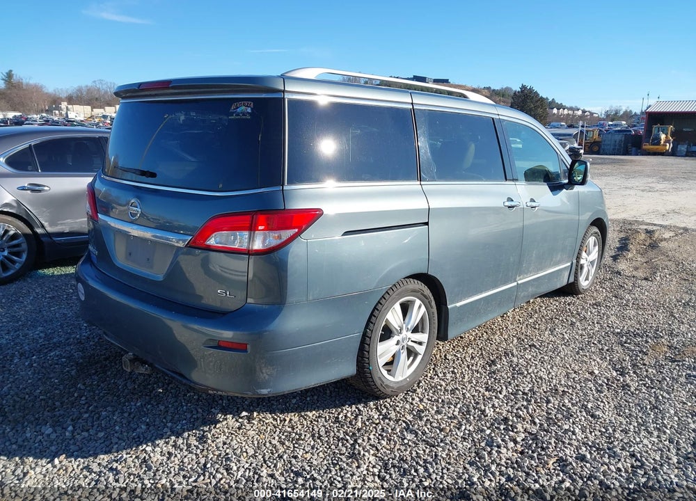 2011 NISSAN QUEST SL VIN: JN8AE2KP9B9011335