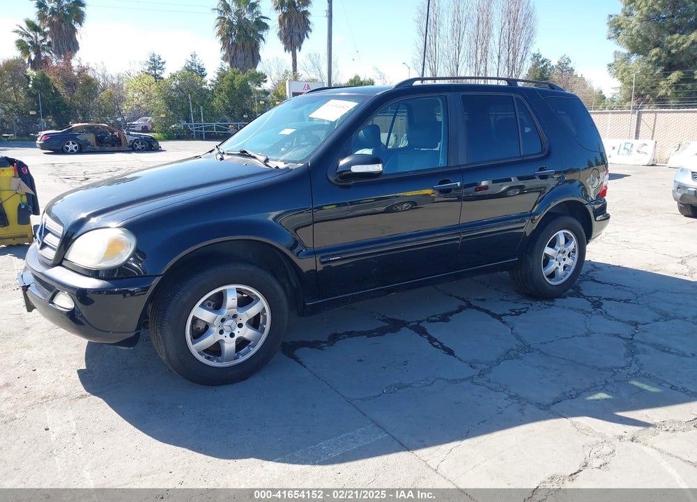 2004 MERCEDES-BENZ ML 500 4MATIC VIN: 4JGAB75E14A507996