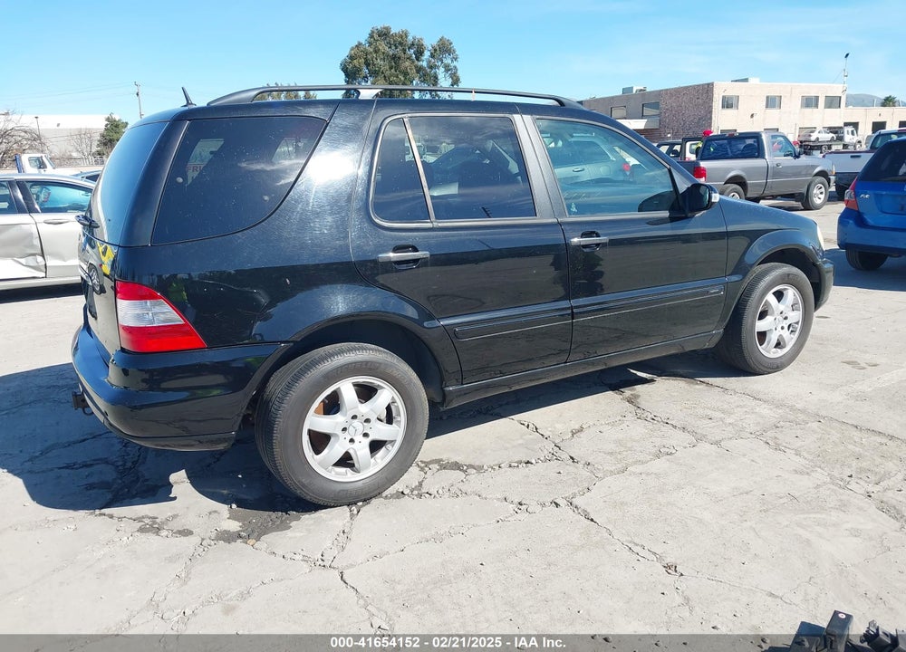 2004 MERCEDES-BENZ ML 500 4MATIC VIN: 4JGAB75E14A507996