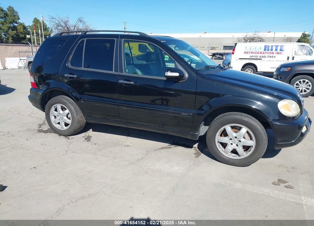 2004 MERCEDES-BENZ ML 500 4MATIC VIN: 4JGAB75E14A507996