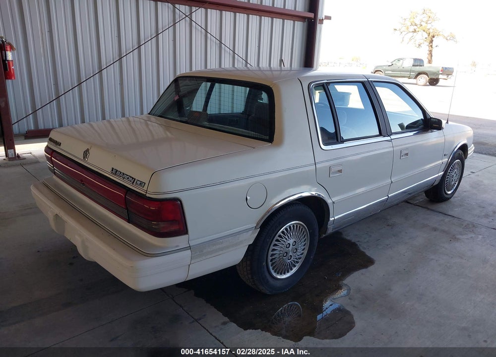 1994 CHRYSLER LEBARON LE A-BODY VIN: 1C3AA3638RF322789