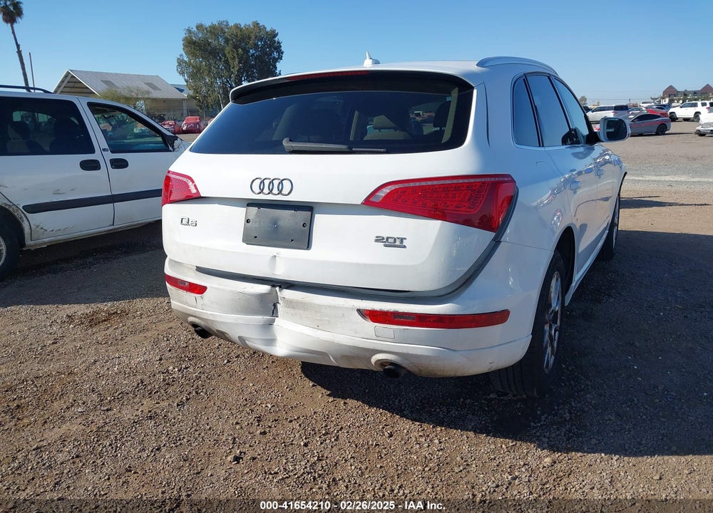 2012 AUDI Q5 2.0T PREMIUM VIN: WA1LFAFP1CA025875