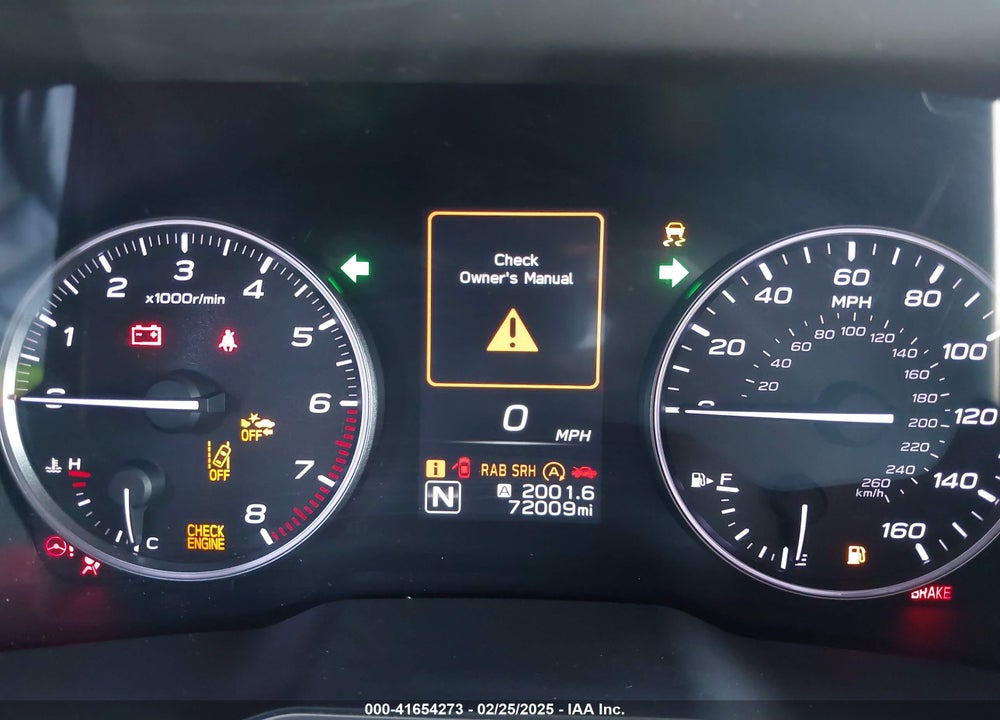 2020 SUBARU OUTBACK VIN: 4S4BTGND9L3145654