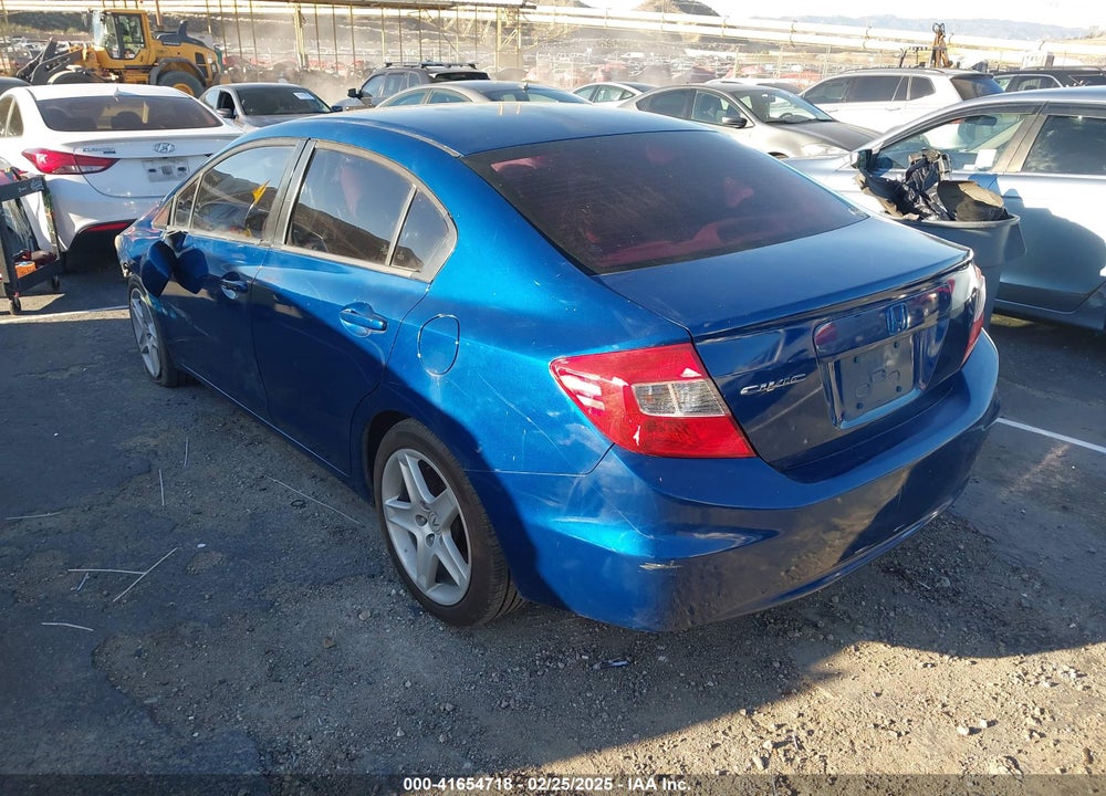 2012 HONDA CIVIC VIN: 2HGFB2F54CH508377