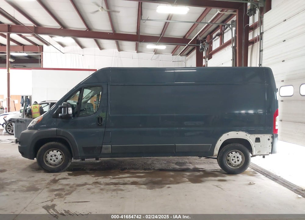 2018 RAM PROMASTER 2500 HIGH ROOF 159 WB VIN: 3C6TRVDG2JE160937