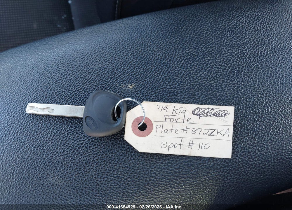 2019 KIA FORTE VIN: 3KPF24AD4KE092608